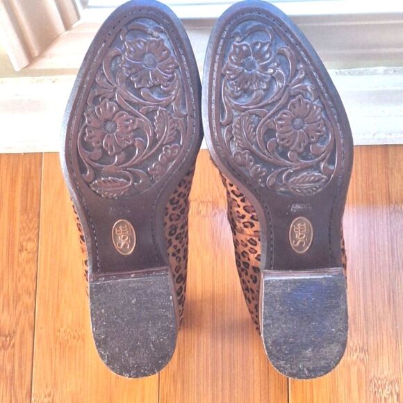 Sofft Severn Leopard Print Calf Hair Slip On Loafers Women's size 8.5M Excellent - Picture 7 of 8